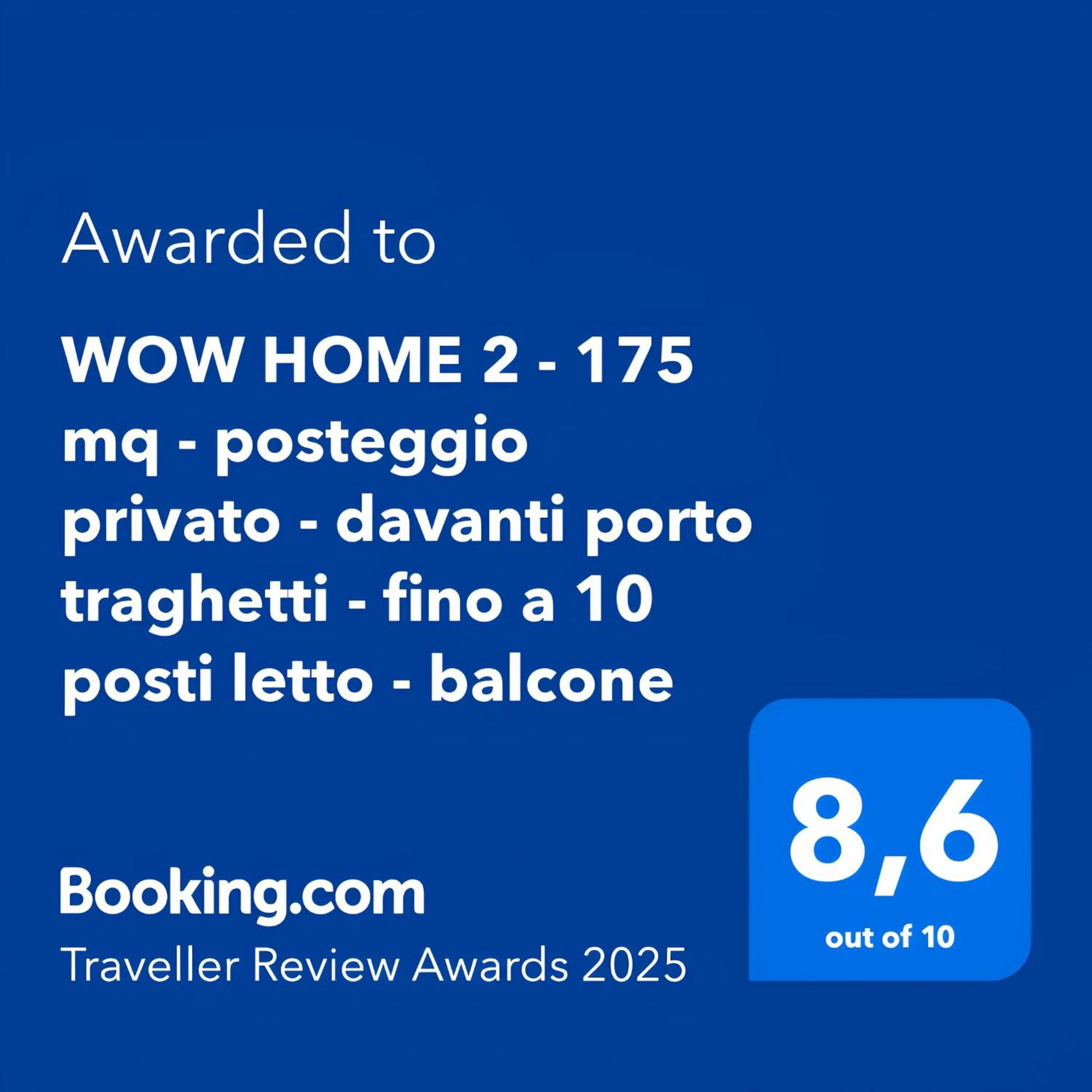 Wow Home 2 - 175 Mq - Posteggio Privato - Davanti Porto Traghetti - Fino A 10 Posti Letto - Balcone Genoa Luaran gambar